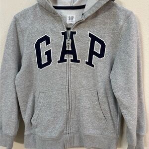 GAP Kids Light Gray Zip-Up Hoodie